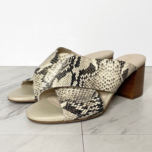 New! Cole Haan Dakota Snake Mule Sandal 7B - Picture 1 of 11